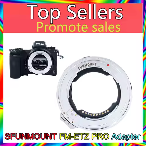 FUNMOUNT FM-ETZ PRO AF AutoFocus Lens Adapter Ring for Sony FE mount lens to Nikon Z Camera ZFC Z50 
