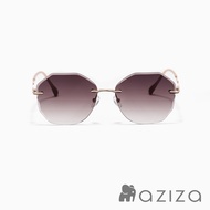 aziza WAVE Polarized Sunglasses-Coffee