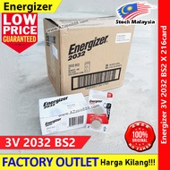 【216-Card】 Energizer 2032 Lithium Coin Battery 3V BS2 #Energizer #2032 #3V #Lithium #Battery