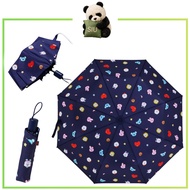 LINE FRIENDS BT21 BTS  Basic Pattern Foldable Umbrella Portable Compact Travel Umbrella