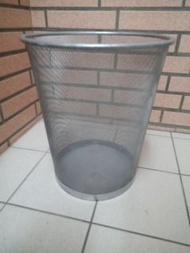 收納 垃圾桶 銀 IKEA Metal garbage bin