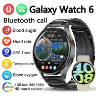 2023สำหรับ Samsung Galaxy WATCH 6 NFC นาฬิกาอัจฉริยะวัดน้ำตาลในเลือดผู้ชายปรับสายได้ด้วยเสียงได้ตามต้องการนาฬิกาอัจฉริยะติดตาม GPS ของผู้หญิง