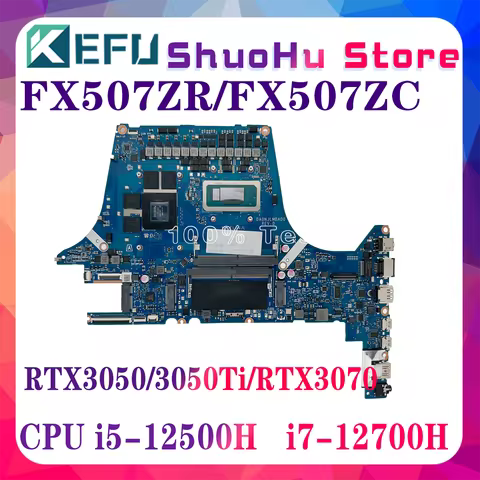 KEFU FX507ZC Laptop Motherboard For ASUS TUF Gaming F15 FX507ZW FX507ZR Mainboard W/i5-12500H i7-127
