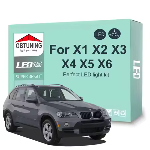 LED Interior Light Bulb Kit For BMW X1 E84 F48 X2 F39 X3 E83 F25 X5 E53 E70 X6 E71 Canbus Vehicle Do
