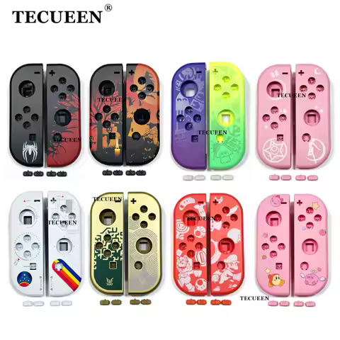 Replacement Shell for Nintendo Switch Joy-Con Full Housing Shell Buttons Repair Parts Plastic Case f