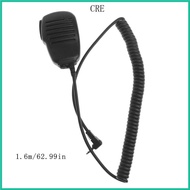 CRE 3 5mm Handheld Speaker Mic PPT For Yaesu VX-1R VX-2R VX-5R FT-60R VX-150 FT-250