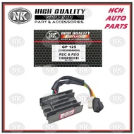 RECTIFIER & REGULATOR - KTNS - GP 125/ GP125 CLASSIC/ GP125 CAFE RACER/ GP250 - P/NO.1180300040000 (