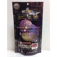 OKIKO FISH FOOD  Platinum Head Huncher &amp; Color Faster (ซองดำ)