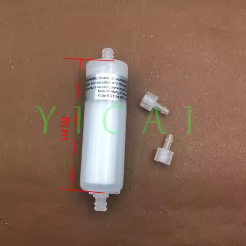 10pcs Capsule ink filter cylindrical 5u 8cm long Allwin Gongzheng crystaljet witcolor SPT Xaar Konic