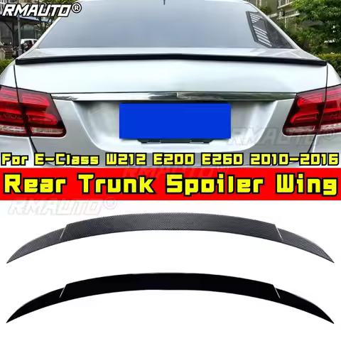 For Mercedes Benz E-Class W212 E200 E260 2010-2016 Body Kit Rear Trunk Spoiler Rear Trunk Wing Trunk
