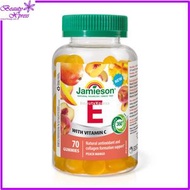 Jamieson - 維他命 E 軟糖 (香桃芒果味) 70 粒[平行進口] 此日期前最佳:2026年07月31日