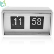 Flip Desk Clock Digital Auto Flip Clock Vintage Table Clock Battery Operated Tabletop Flip Clock for