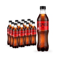 可口可乐（Coca-Cola）碳酸汽水饮料 500ml 零度可乐500ml*12瓶