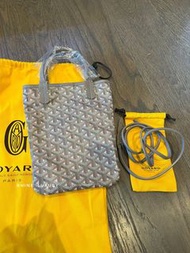 Goyard Poitiers Claire-Voie Bag 2023 年限量款灰粉拼色