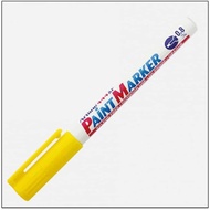 Artline EK-444XF permanent paint pen for writing and drawing on all materials - Needle Tip 0.8mm - Y