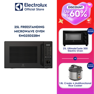 Electrolux EMG25D22BM 25L Combination Microwave Oven | CombiGrill | Crispy Reheat | 10 Pre-set Progr
