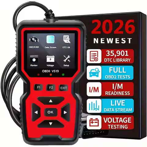 Car OBD2 Scanner Diagnostic Tool V519 Multi-language OBDII Car Voltage Tester Engine Fault Code Scan