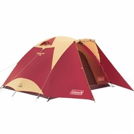 [used] coleman tough wide dome tent 3025 burgundy camping outdoors