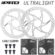 IIIPRO Ultralight Bicycle Rotor 140MM 160MM Bicycle Disc Brake Rotor Wear-resistant Bike Brake Disc 