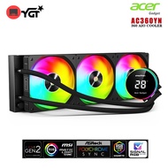 ACER 360mm AIO Liquid Cooler With Display 4Pin ARGB CPU Cooler Heatsink For PC Computer