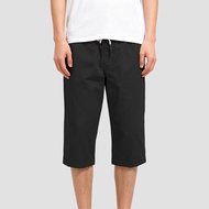 Handsome Men Shorts Breathable Three Quarter Pants Men 3/4 Pants with Back Pocket 4 Colors