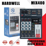 HARDWELL MIX400 4-channel mixer Bluetooth/USB/MP3 playback+48 power supply live sound card