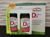 Jamieson D3 1000 IU Vitamin D Supplement