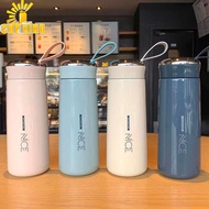 168 SuperMart Nice Cup Glass Bottle Tumbler Creative Leakproof Water Cup 400ml Stainless aqua flask