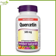 Webber Naturals - 健體槲皮素精華 (500 毫克) 60 粒 [平行進口] 此日期前最佳:2029年02月28日 洋蔥素增強免疫力抵抗力抗敏