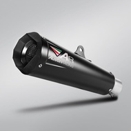 ท่อเหล็กกล้าไร้สนิมหลบหนีจากการแข่งรถในปลายท่อท่อไอเสียรถจักรยานยนต์แบบสากล51มม. ดัดแปลงสำหรับยามาฮ่