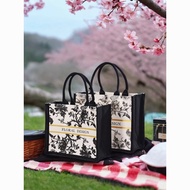 【萌宠乐园屋】 canvas bag【国风水墨】花帆布包大容量手提袋宝妈通勤必备可 【0727lkR9PCm2s】
