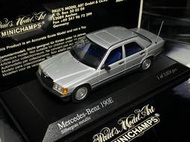 絕版黑盒 Minichamps 1/43 Mercedes Benz 190E W201 賓士 老賓士