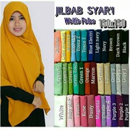 Jumbo syar'i square hijab 150 x 150 woplis Khimar Khimar Labuh Khimar Syari Khimar Chiffon Khimar La