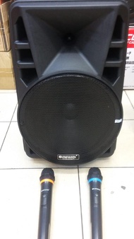 speaker portable aiwa 12 inch 112lvf meeting wireless bluetooth aiwa 12 inci 112 lvf
