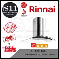 Rinnai RHC209GCR LED Touch Control Chimney Hood * 1 YEAR LOCAL WARRANTY