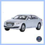 [Ready Stock 🇰🇷] Genesis EQ900 Diecast Model Car 1:38 (Platinum Silver) / Showcase Box