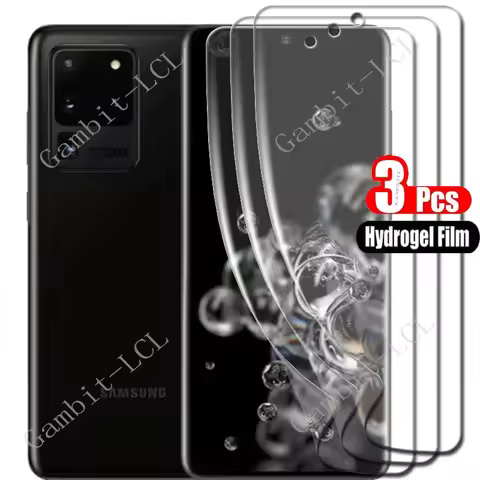 For Samsung Galaxy S20 Ultra 6.9 GalaxyS20Ultra LTE SM-G988B/DS HD Soft Hydrogel Film Full Protectiv