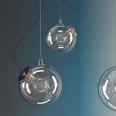 Miconos pendant lights LED design glass ball pendel lamp personalized bedroom romantic restaurant in