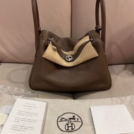 （已預留）Hermes 愛馬仕 Lindy 30/林迪包/大象灰銀釦/99新閒置美品