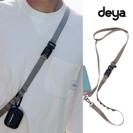 De deya Mobile Phone Magnetic Buckle Double Hook Lanyard Khaki-Two Colors Bag