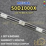 MEGRA 50D1000X TV LED BACKLIGHT BARU READY STOCK 50D1000