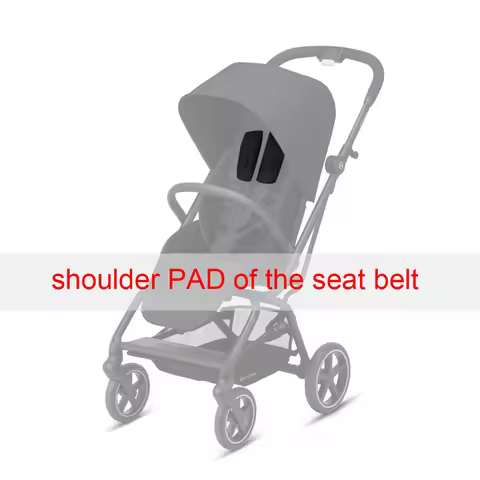Protective Shoulder PAD Of Sear Belt For Cybex Eezy S Twist+2 Buggy With Snap Button Easy To Replace