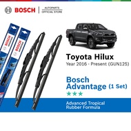 Bosch Advantage U Hook Wiper Set for Toyota Hilux Revo Gun125 (22"+16")