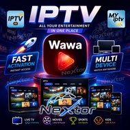 Wawa IPTV MY Myiptv4K IPTV4K Fast Activation Multiple Device Android Smart TV / TV Box / Phone / PC 