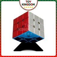 Rubik Cyclone Boys Metallic 3x3 M Metal Color Plated with Magnet Rubik's Cube 3x3x3 Assembling Toy