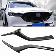 For Car Grille Trim Strip Splitter Mazda CX-5 Refit FRONT Bumper Full Star RACING Grills Cover ACCES