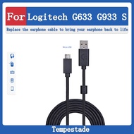 Suitable For Logitech G933 G633 G933S G633S Headphone Audio Cable Mouse Speaker USB Charging Data
