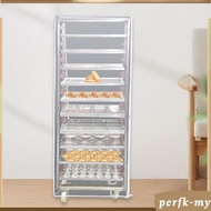 [PerfkMY] Clear PVC Bun Pan Rack Cover Dustproof Protective Baking Shelf Cover for Kitchen Storage R