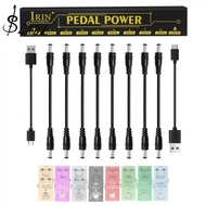 8 Isolated DC Output Guitar Power Supply Portable Pedal Power for 9V Effect Pedal