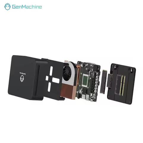 Diy Gaming Computer Genmachine AMD Ryzen 7 6800U Mini PC | 8-Core 16-Thread | 16GB LPDDR5 + 512GB NV